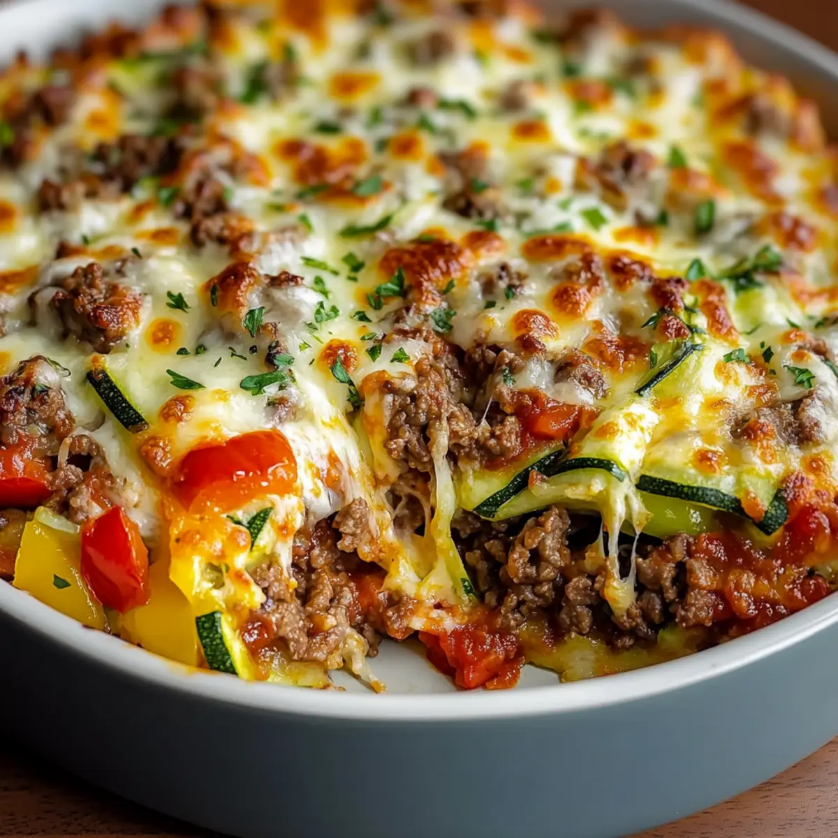 Zucchini Pizza Casserole