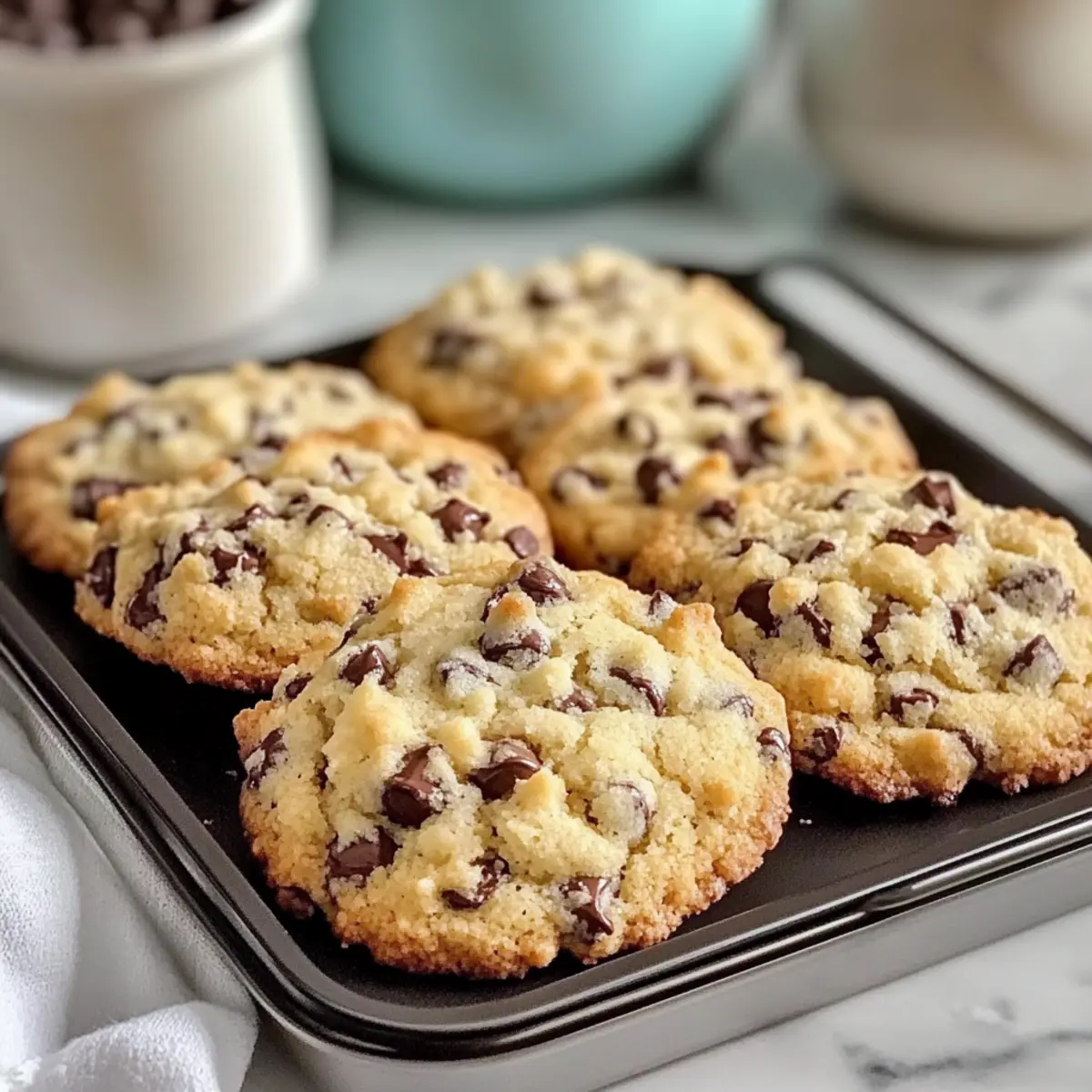 Sweet Chocolate Chip and Toffee Shortbread Cookies