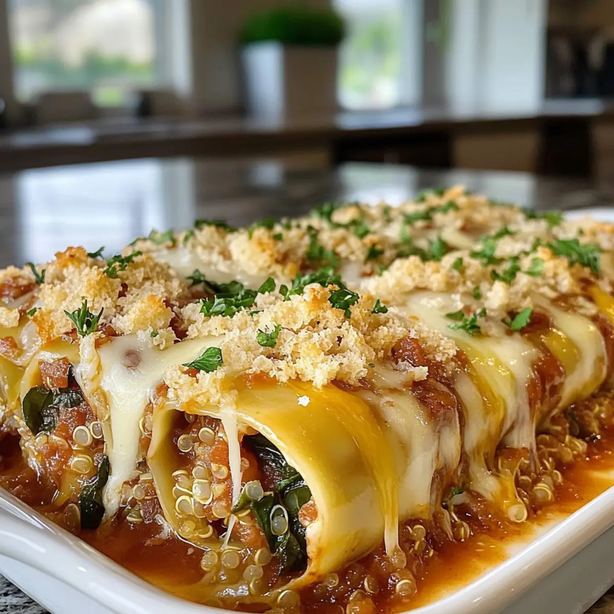 3-Cheese Sausage Lasagna Roll-Ups