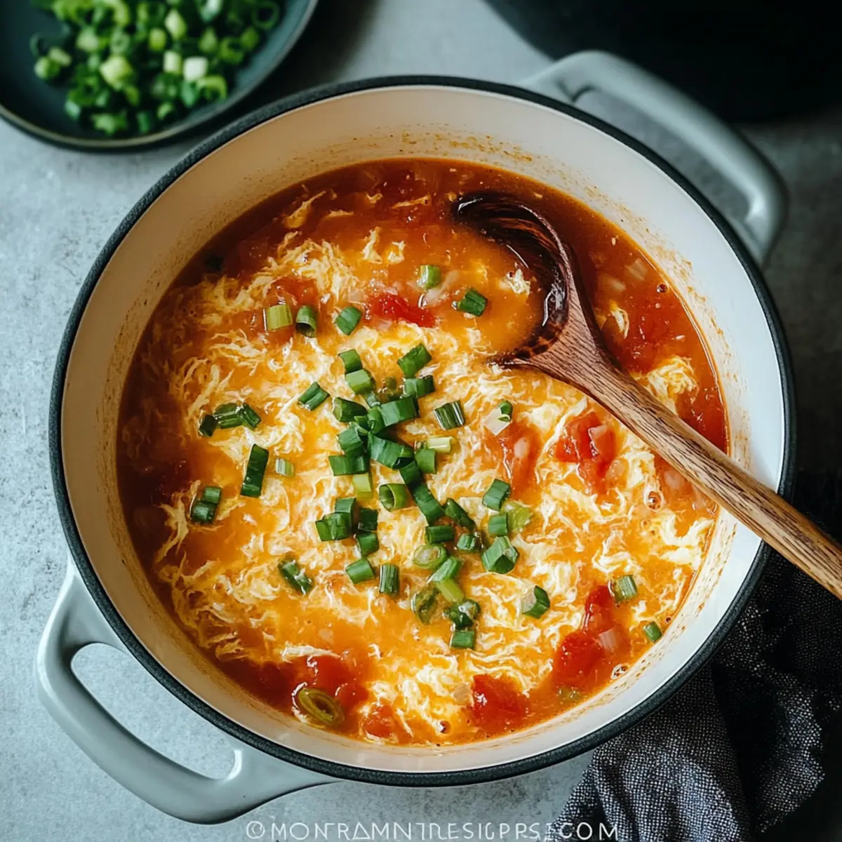 Tomato Egg Drop Soup