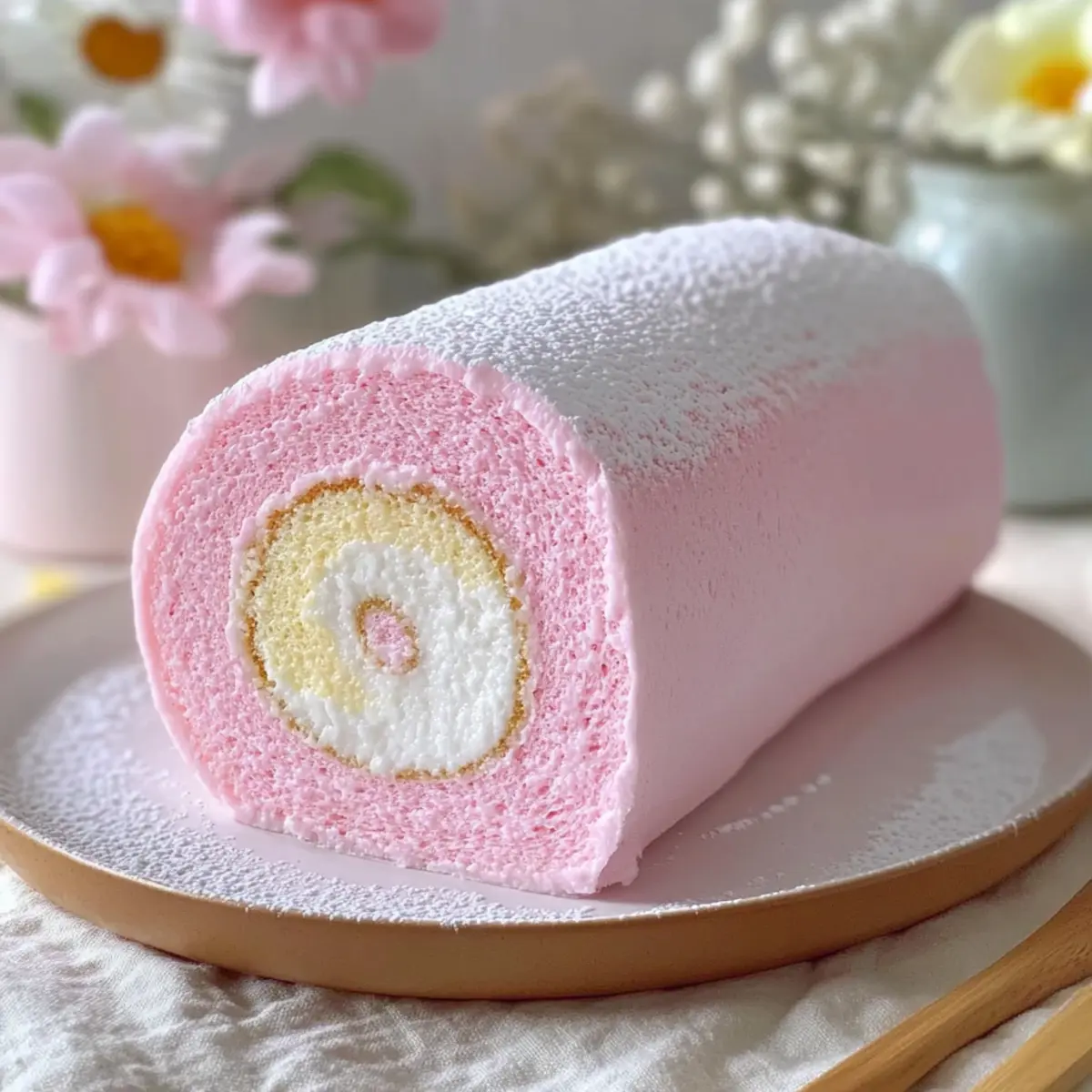 Japanese Cotton Candy Cake Roll: A Pastel Dream You Can Bake at Home