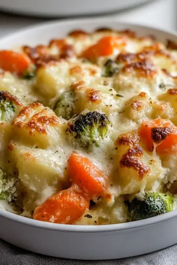 Creamy Winter Vegetable Bake