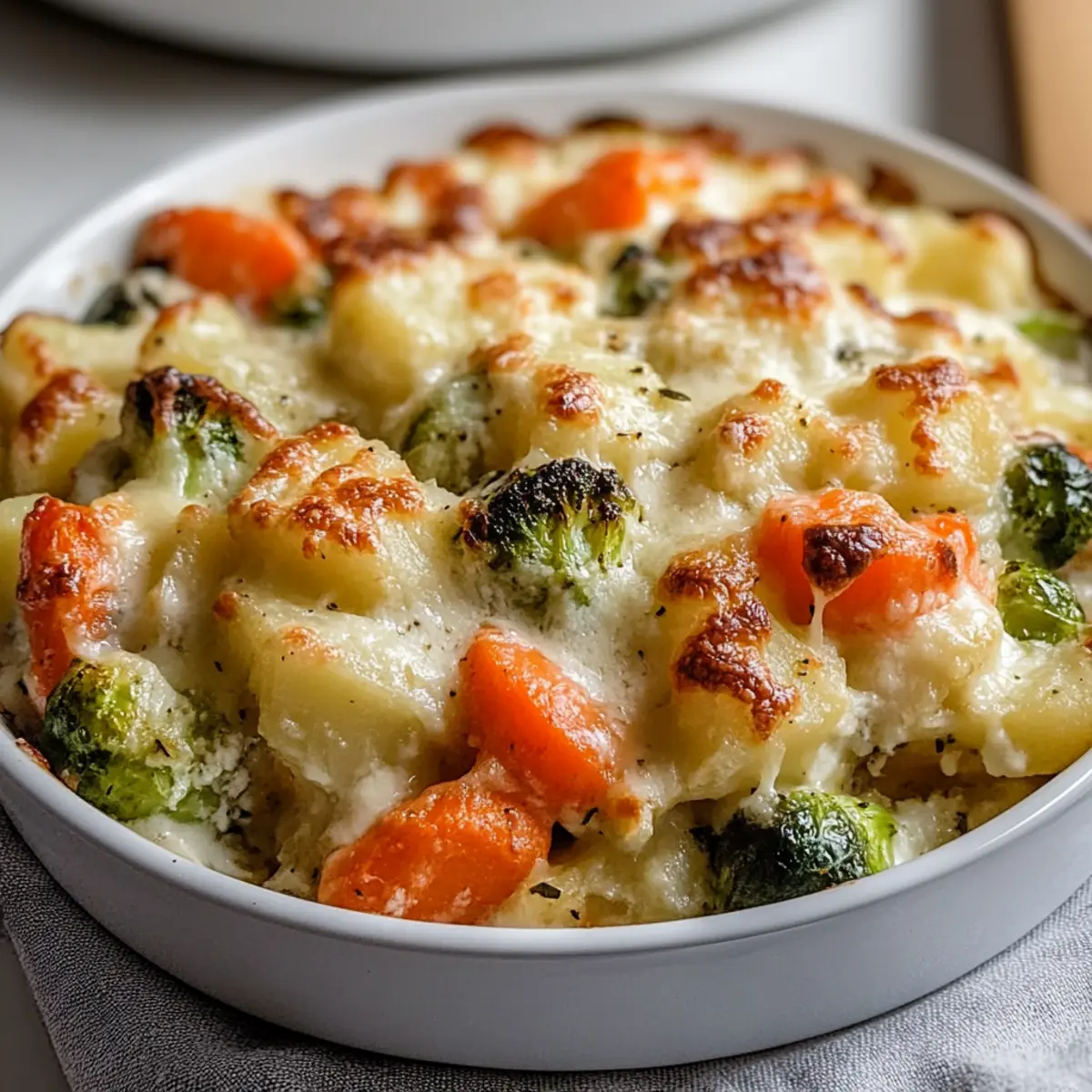 Creamy Winter Vegetable Bake