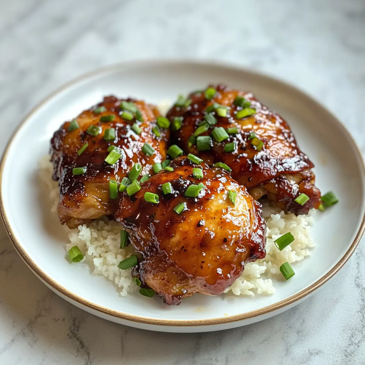 Easy Honey Garlic Chicken Thighs