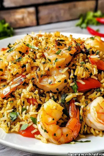 Shrimp Rice with Herbs
