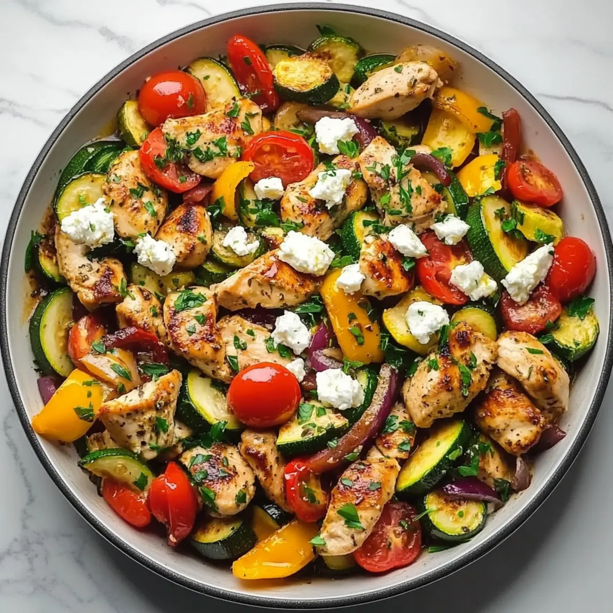 Mediterranean Chicken Stir Fry