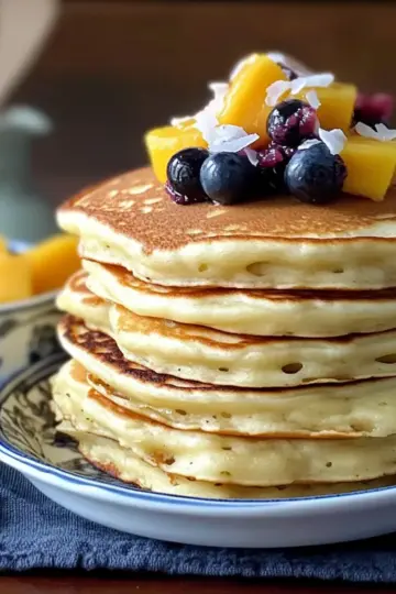 Coconut Cream Pancakes