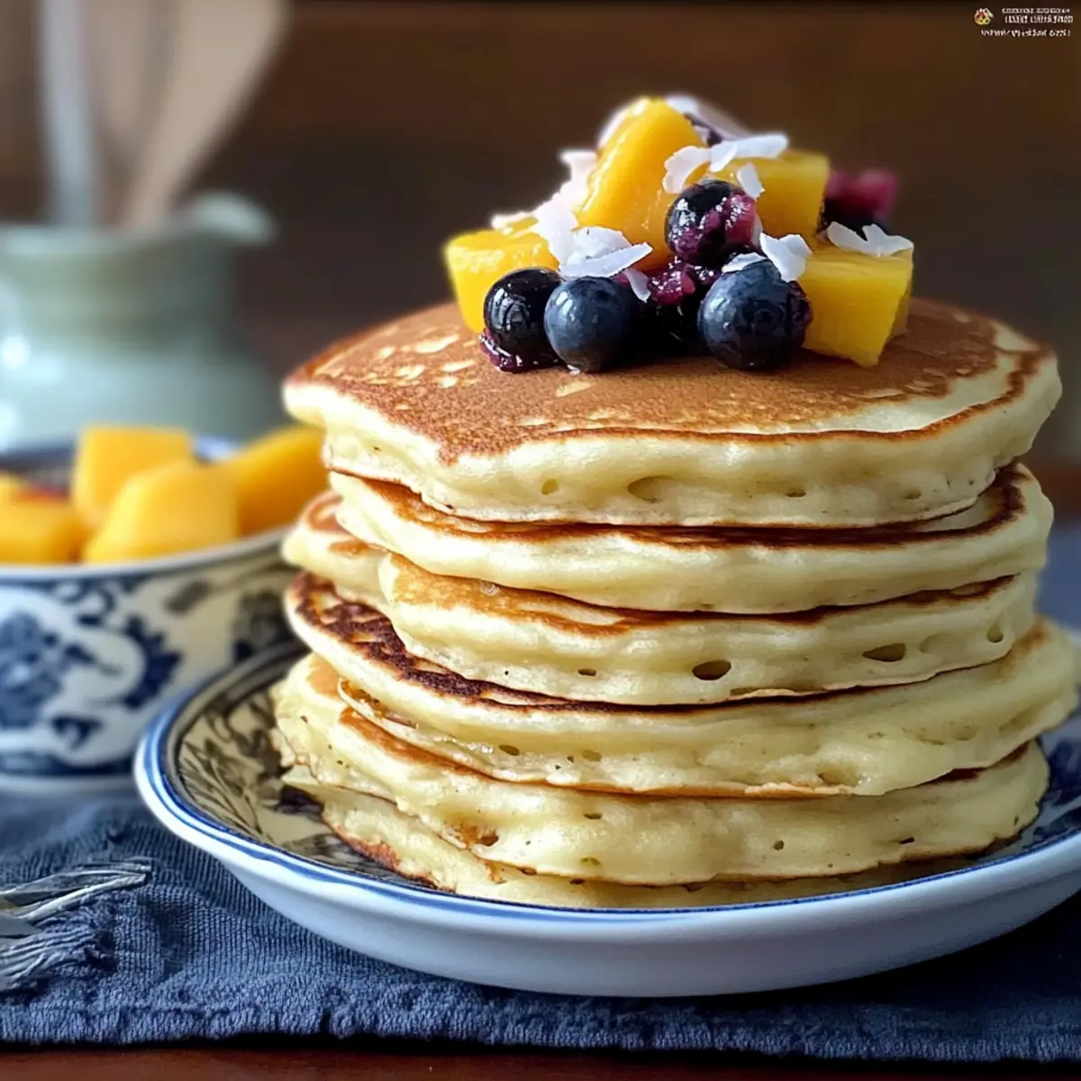 Coconut Cream Pancakes