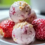 Strawberry Cheesecake Protein Balls