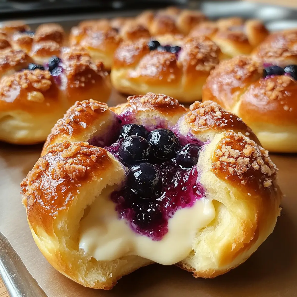 Danish Carnival Buns with Vanilla Cheesecake Delight!
