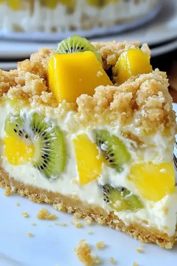Tropical Fruit Cheesecake Crumb Cake