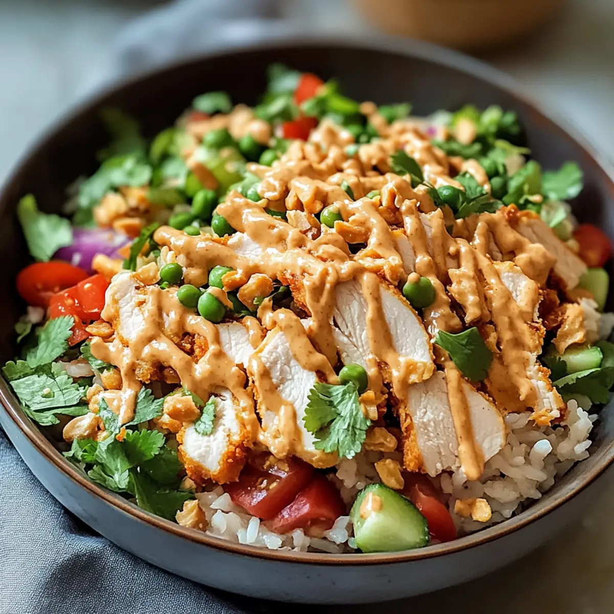 Chicken Crispy Rice Salad