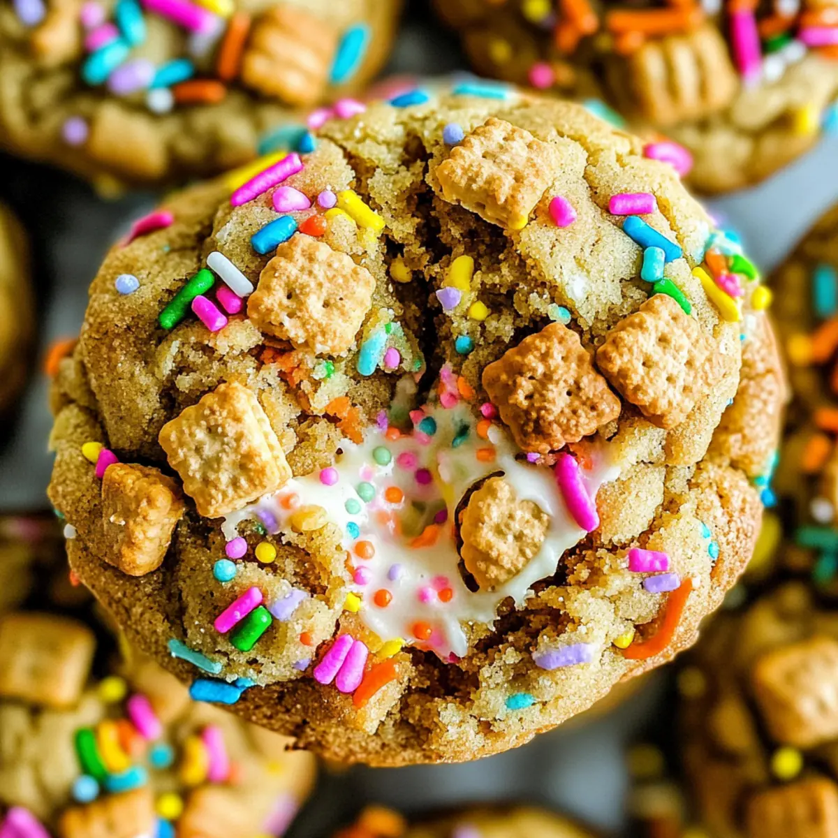 Teddy Graham Funfetti Stuffed Cookie Butter