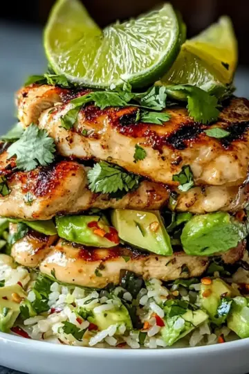 Honey Lime Chicken Avocado