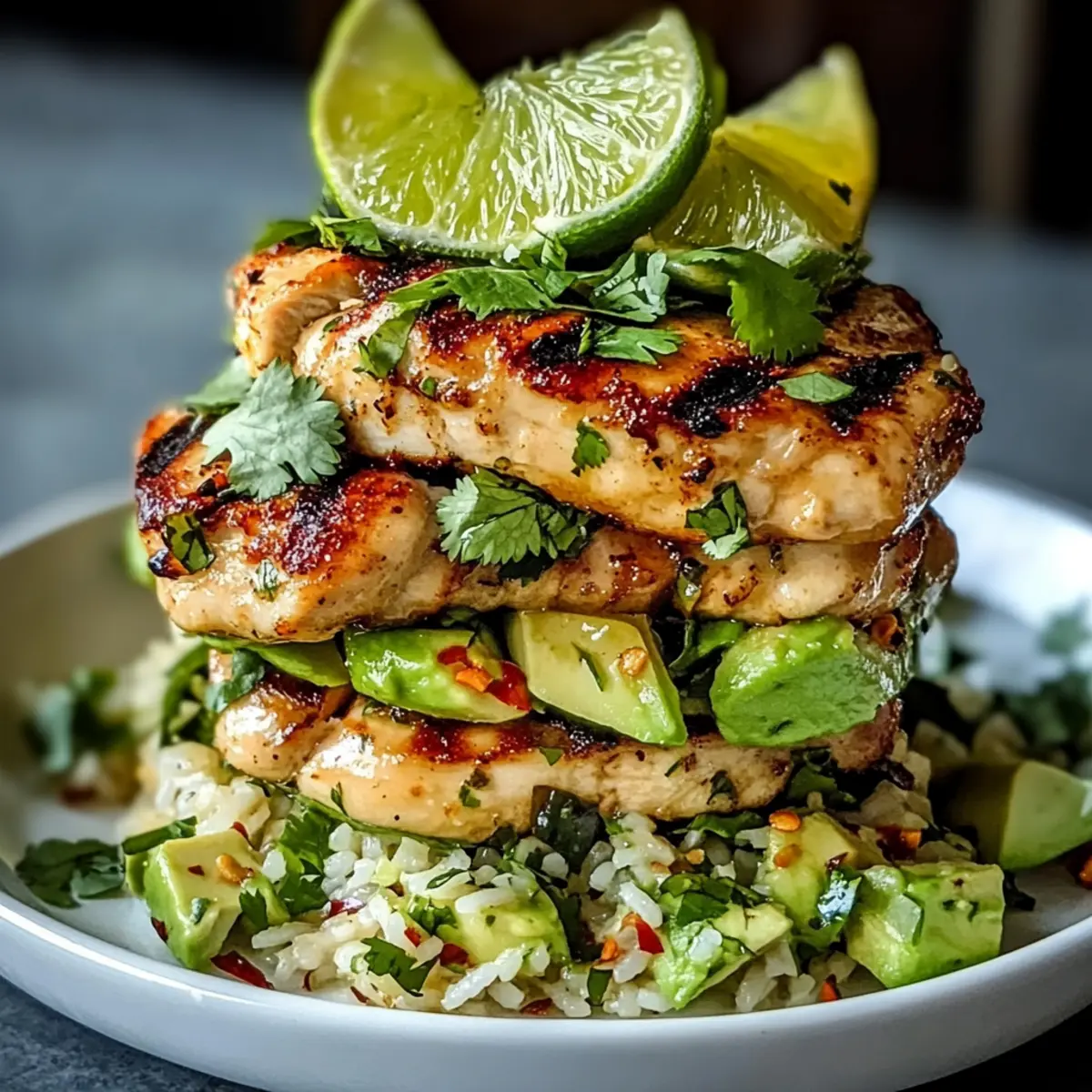 Honey Lime Chicken Avocado