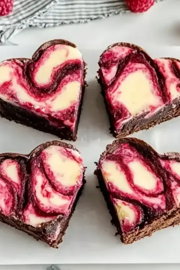 Heart Shaped Brownies