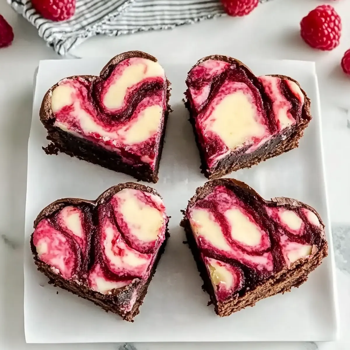 Heart Shaped Brownies