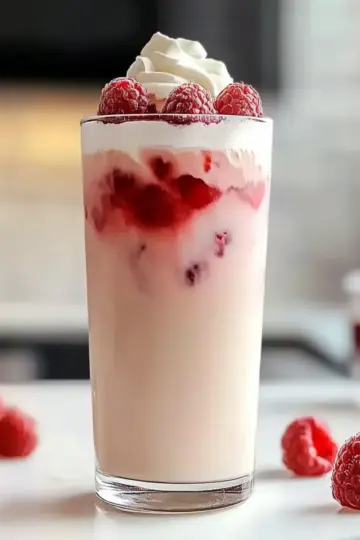 Vanilla Raspberry Iced Latte