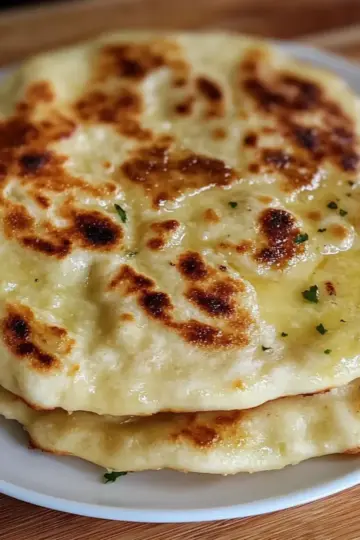 4 Ingredient Greek Yogurt Naan