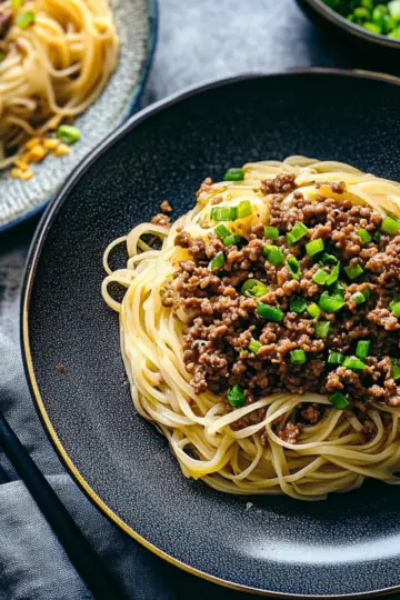 Asian Ground Beef Noodles