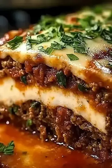 Stuffed Italian Meatloaf
