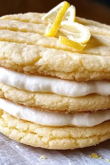 Lemon Cookie Sandwiches