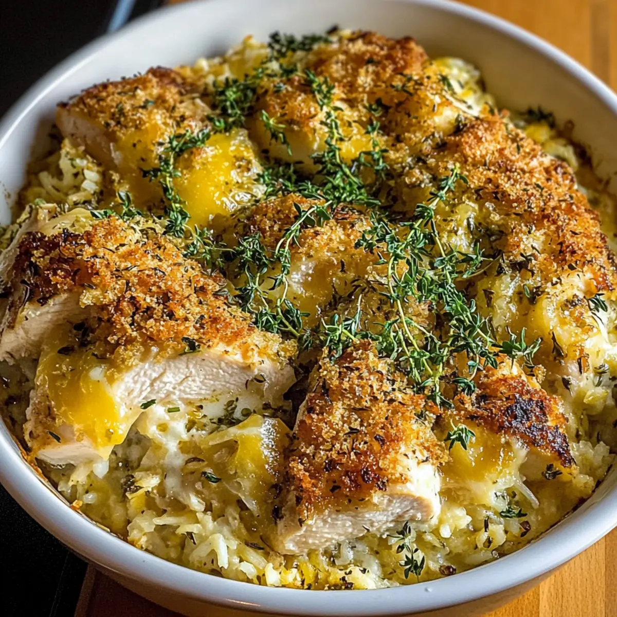 Baked Herb Chicken Casserole