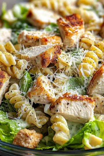 Chicken Caesar Pasta Salad