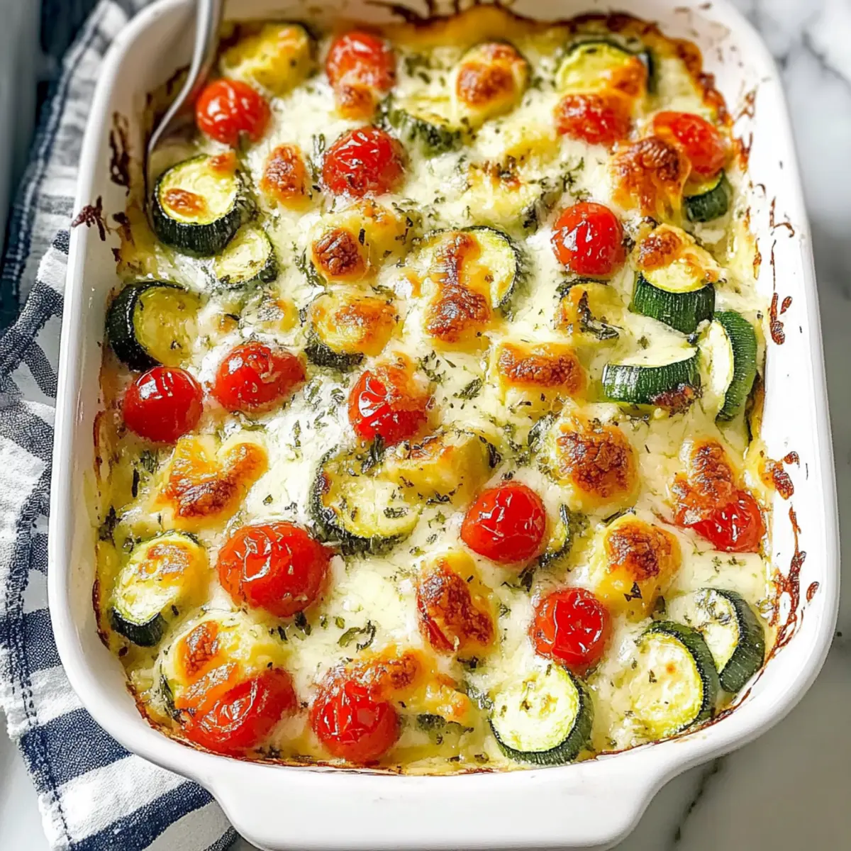 Baked Zucchini and Cheese