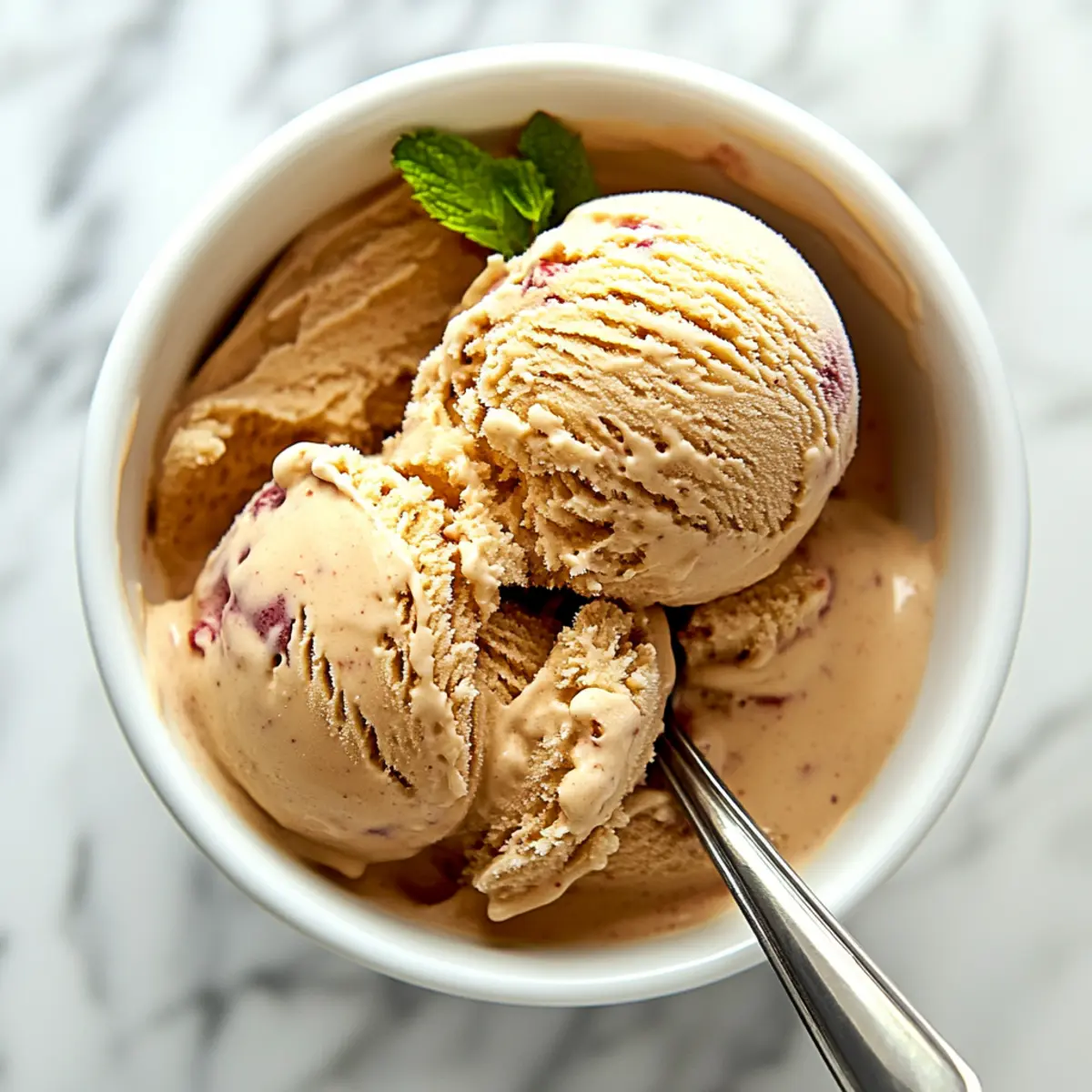 Peanut Butter Cottage Cheese Ice Cream