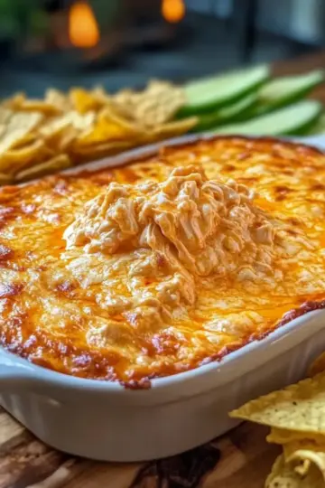 Creamy Buffalo Chicken Dip