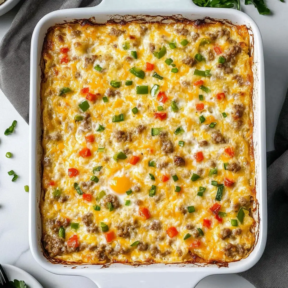 Easy Egg Hashbrown Casserole