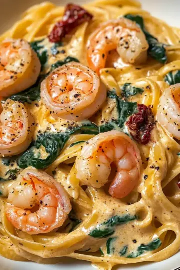 Tuscan Shrimp Pasta