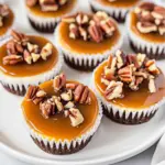 Mini Turtle Cheesecakes