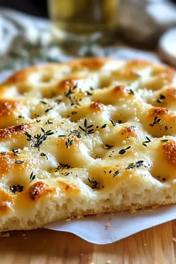 Garlic Parmesan Focaccia Bread