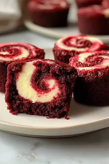Red Velvet Brownie Bites