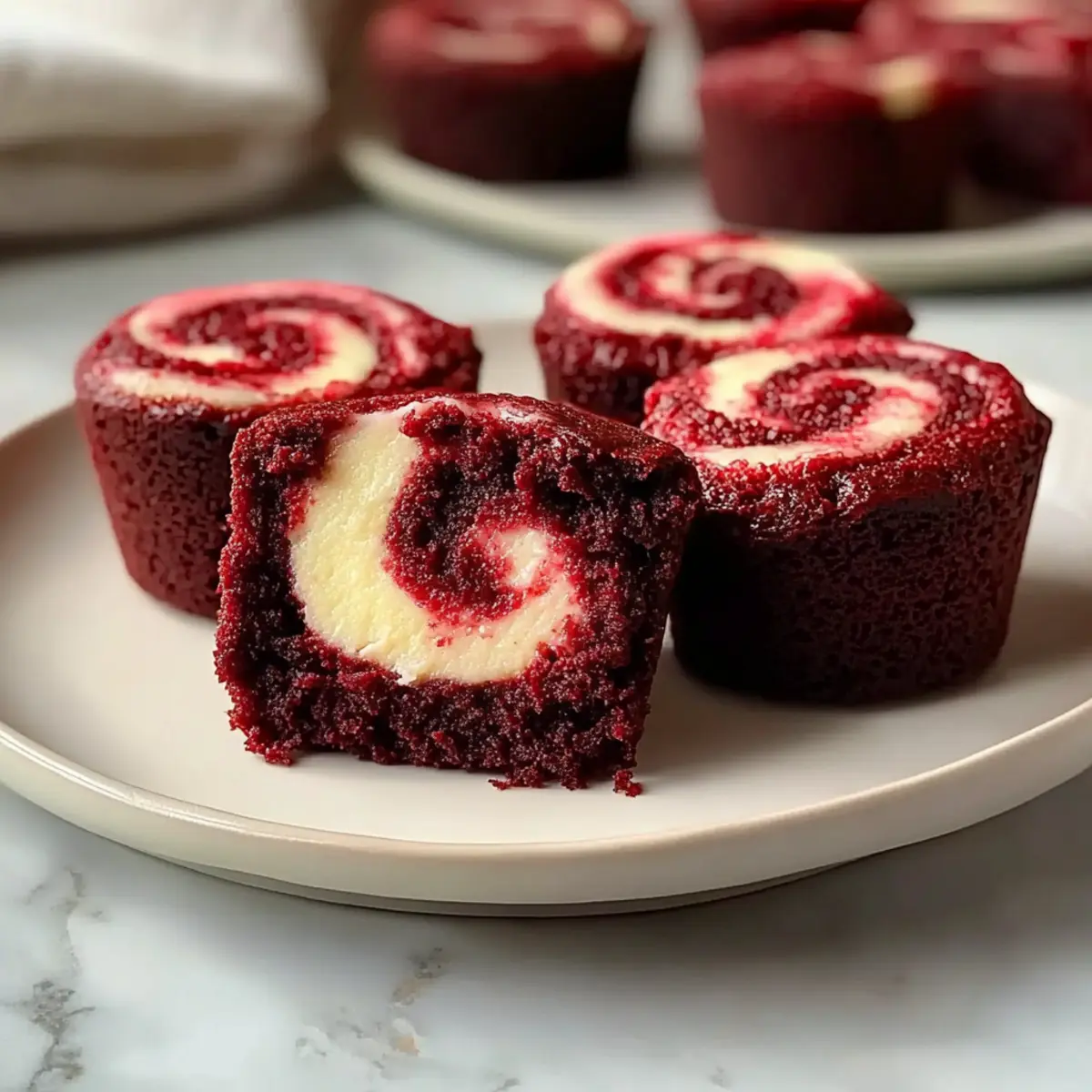 Red Velvet Brownie Bites