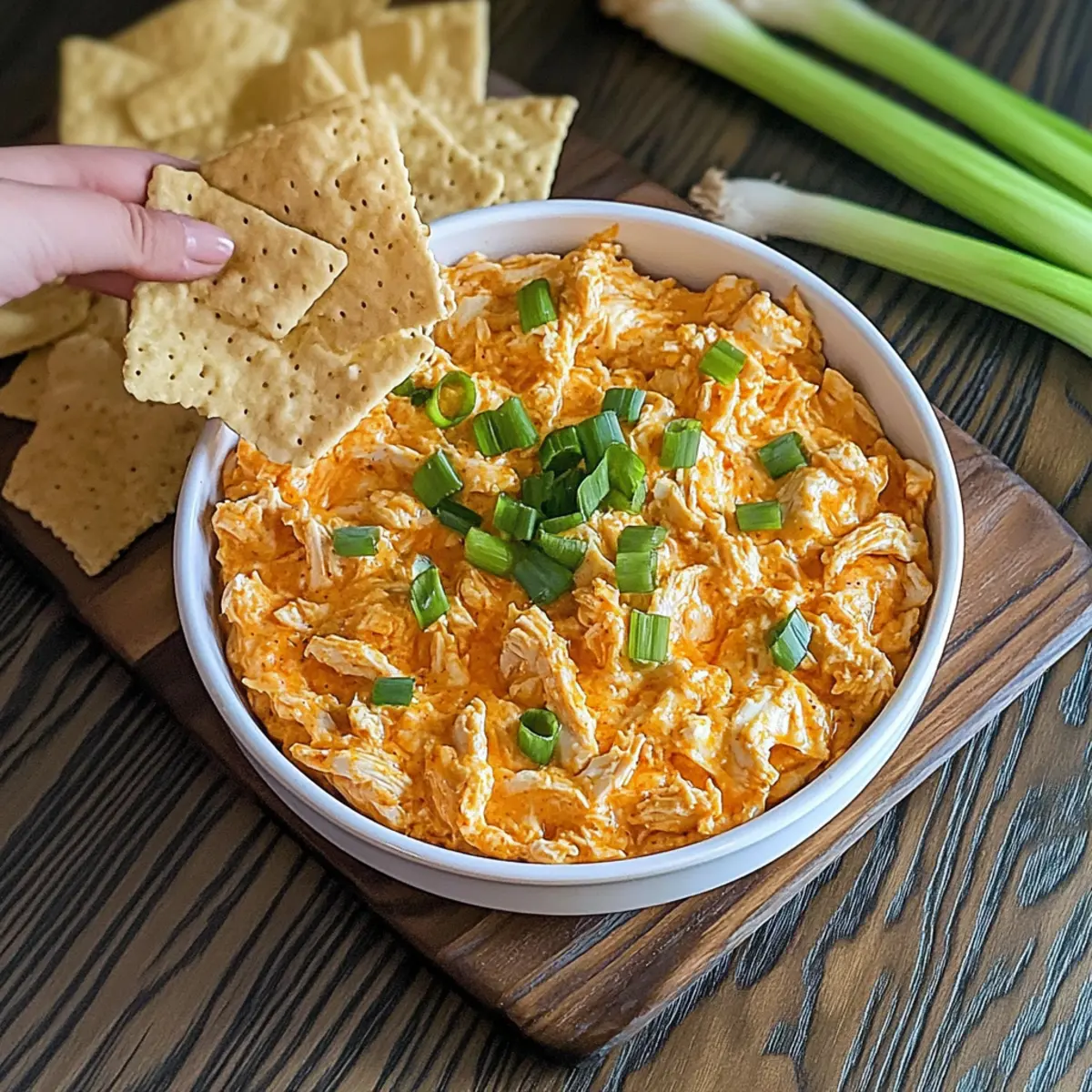 Slow Cooker Buffalo Chicken Dip