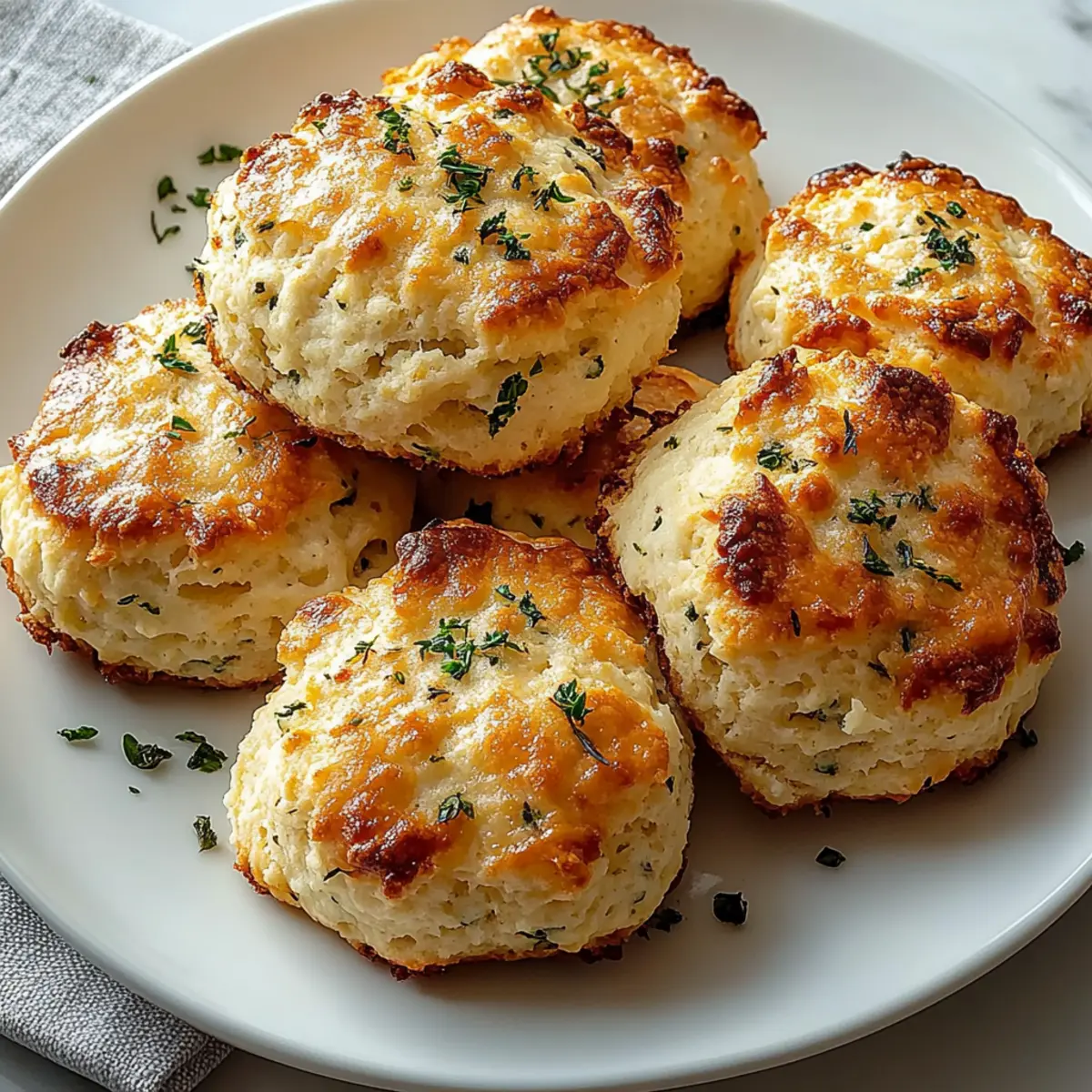 Savory Garlic Parmesan Scones