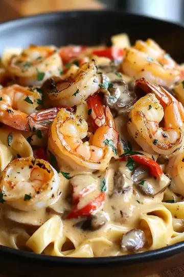 Blackened Shrimp Stroganoff