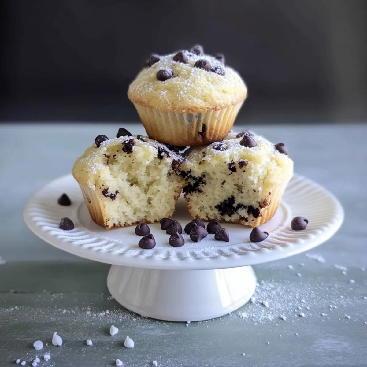 Ricotta Chocolate Chip Muffin