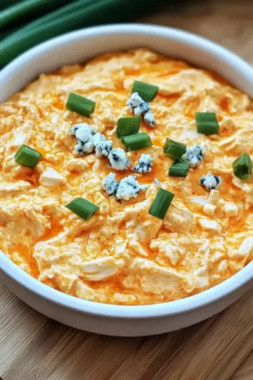 High Protein Buffalo Chicken Dip