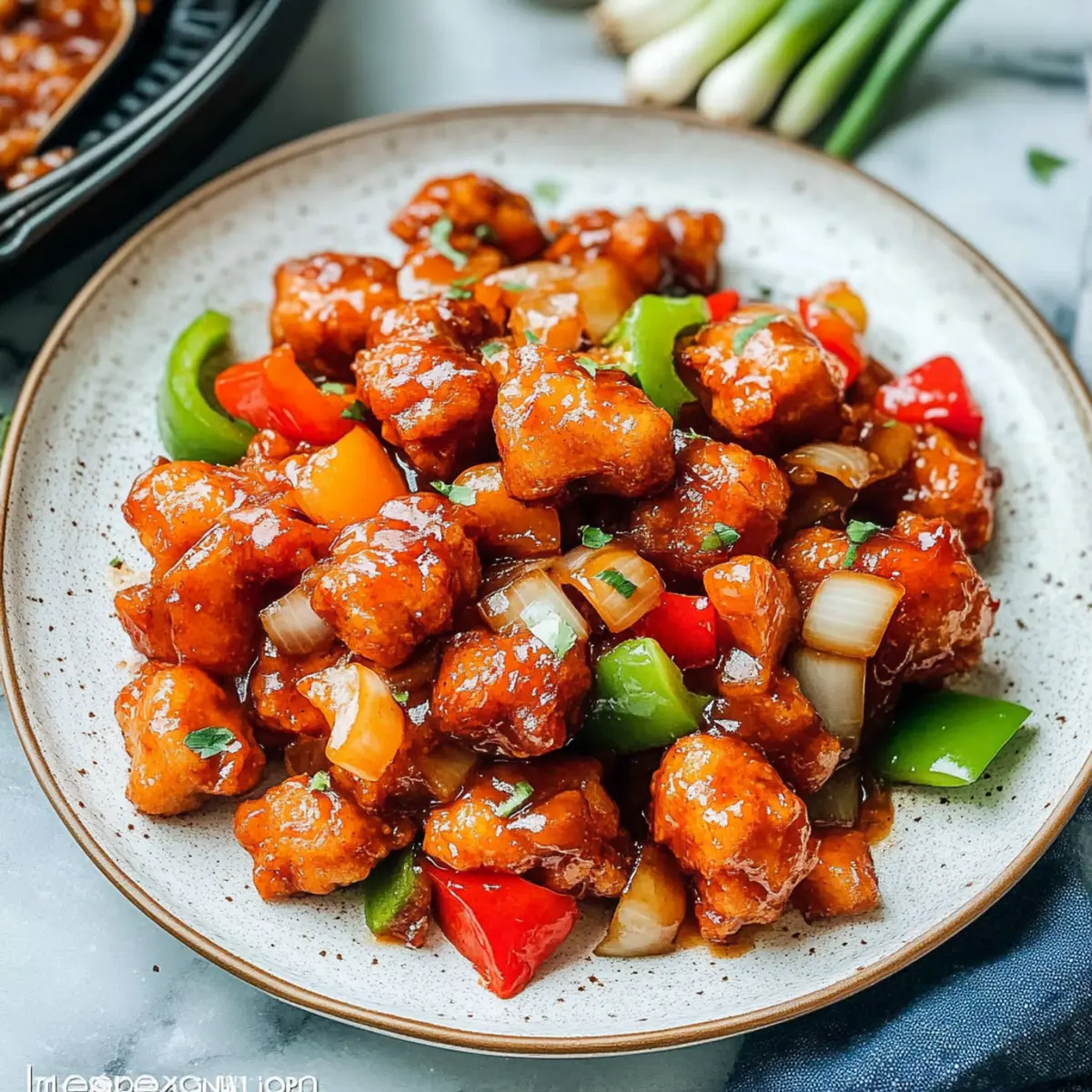 Air Fryer Sweet and Sour Chicken