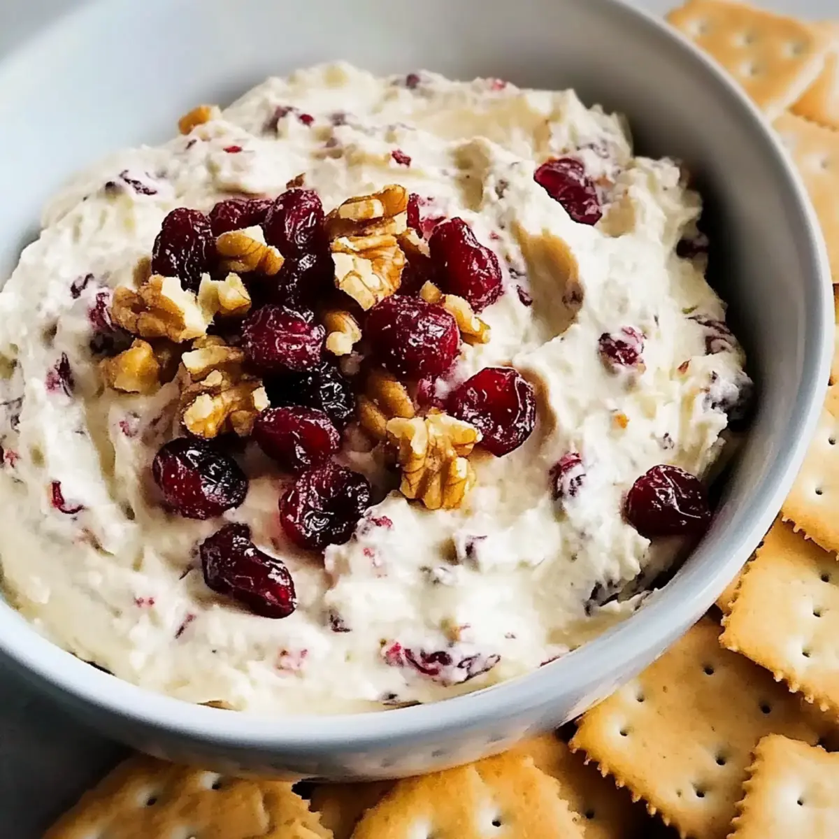 Cranberry Walnut Cream Cheese Dip