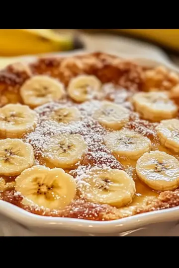 Southern Banana Cobbler Dessert