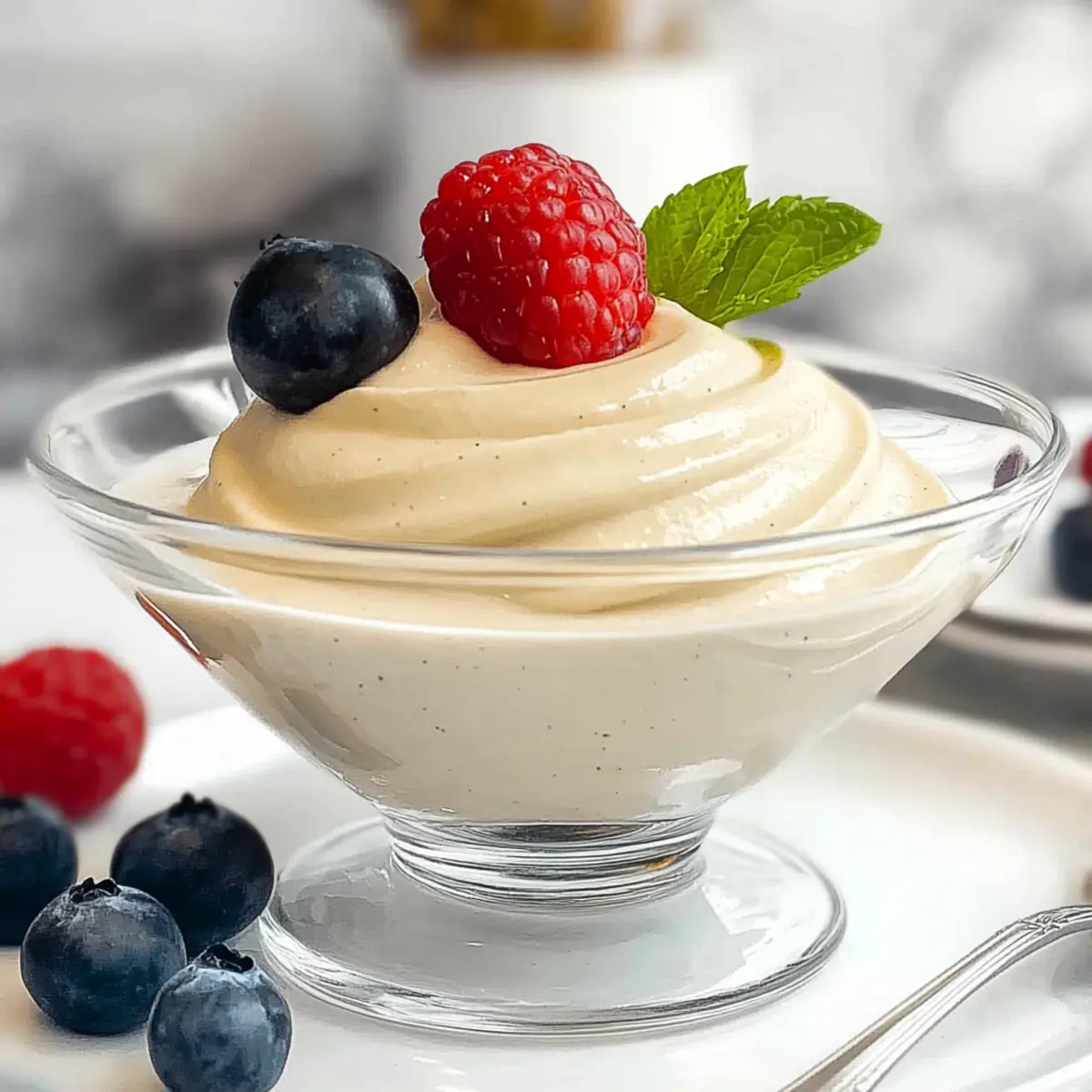 Easy Vanilla Mousse Cups