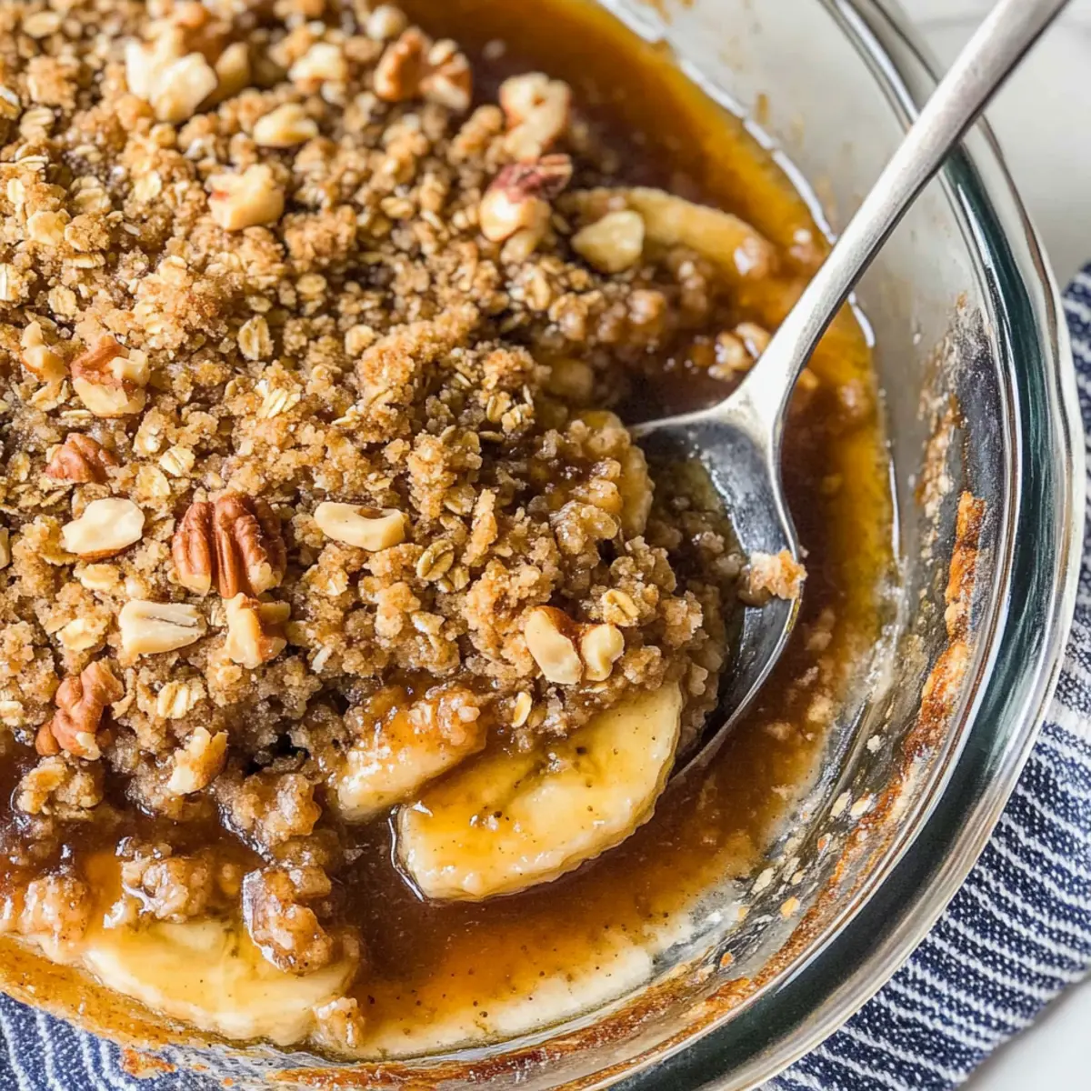 Bananas Foster Crisp