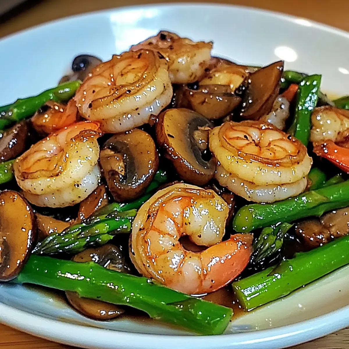 Shrimp and Asparagus Stir-Fry