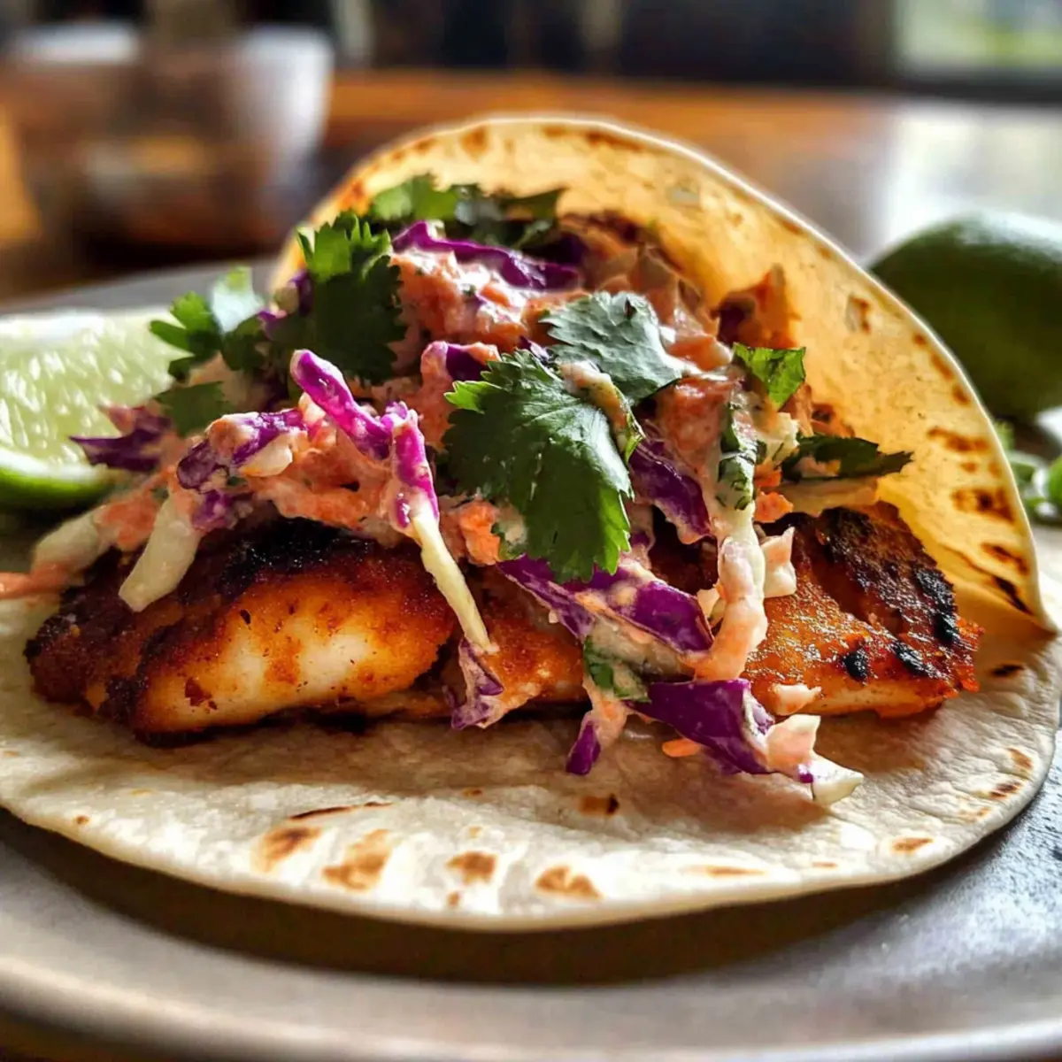 Awesome Grilled Fish Tacos with Chipotle Slaw in 30 minutes