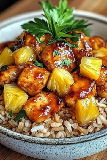 Pineapple Chicken and Rice